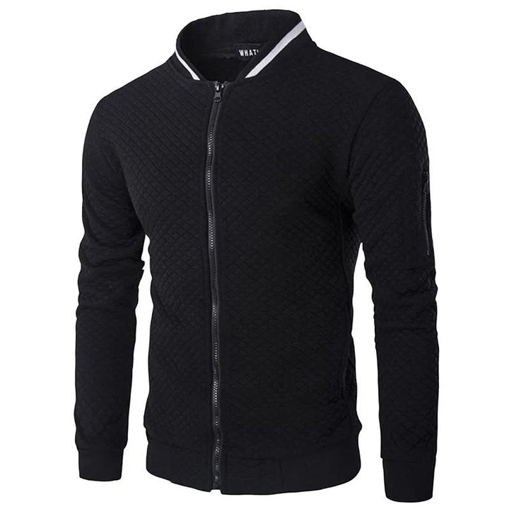 Stijlvol en comfortabel gewatteerd ritsvest voor heren, perfect voor de moderne herfst- en wintercollectie.