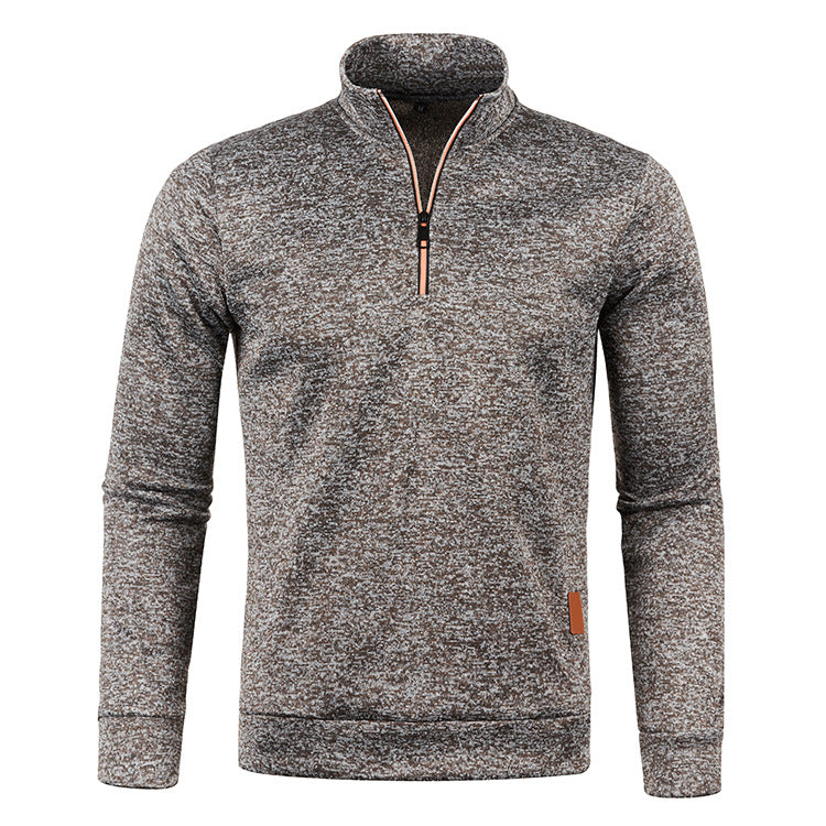 Elegantere heren trui met rits voor smart casual look. Lange mouwen en comfortabel voor alle gelegenheden.
