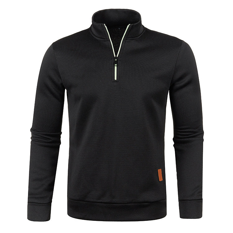 Veelzijdige heren rits trui met lange mouwen voor elk seizoen. Een must-have voor casual herenkleding.