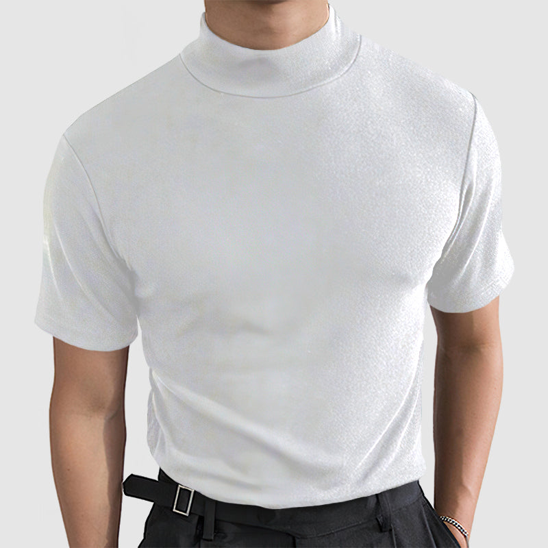 Comfortabel grijs heren T-shirt, flexibel en ademend, ideaal voor dagelijkse casual stijl en ontspanning.