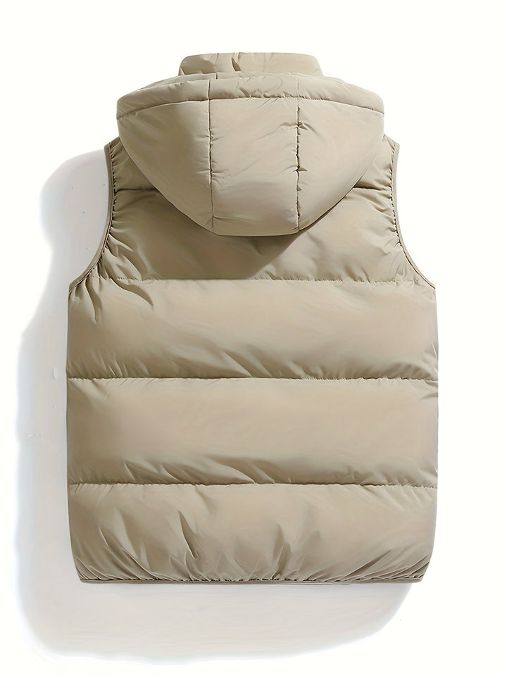 Casual heren Daan gewatteerd vest, modern en mouwloos. Ideaal voor dagelijks gebruik in lente & herfst.