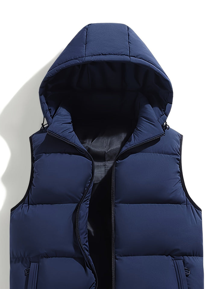 Lichtgewicht en warm heren Daan bodywarmer, gewatteerd voor extra comfort in lente & herfstweer.