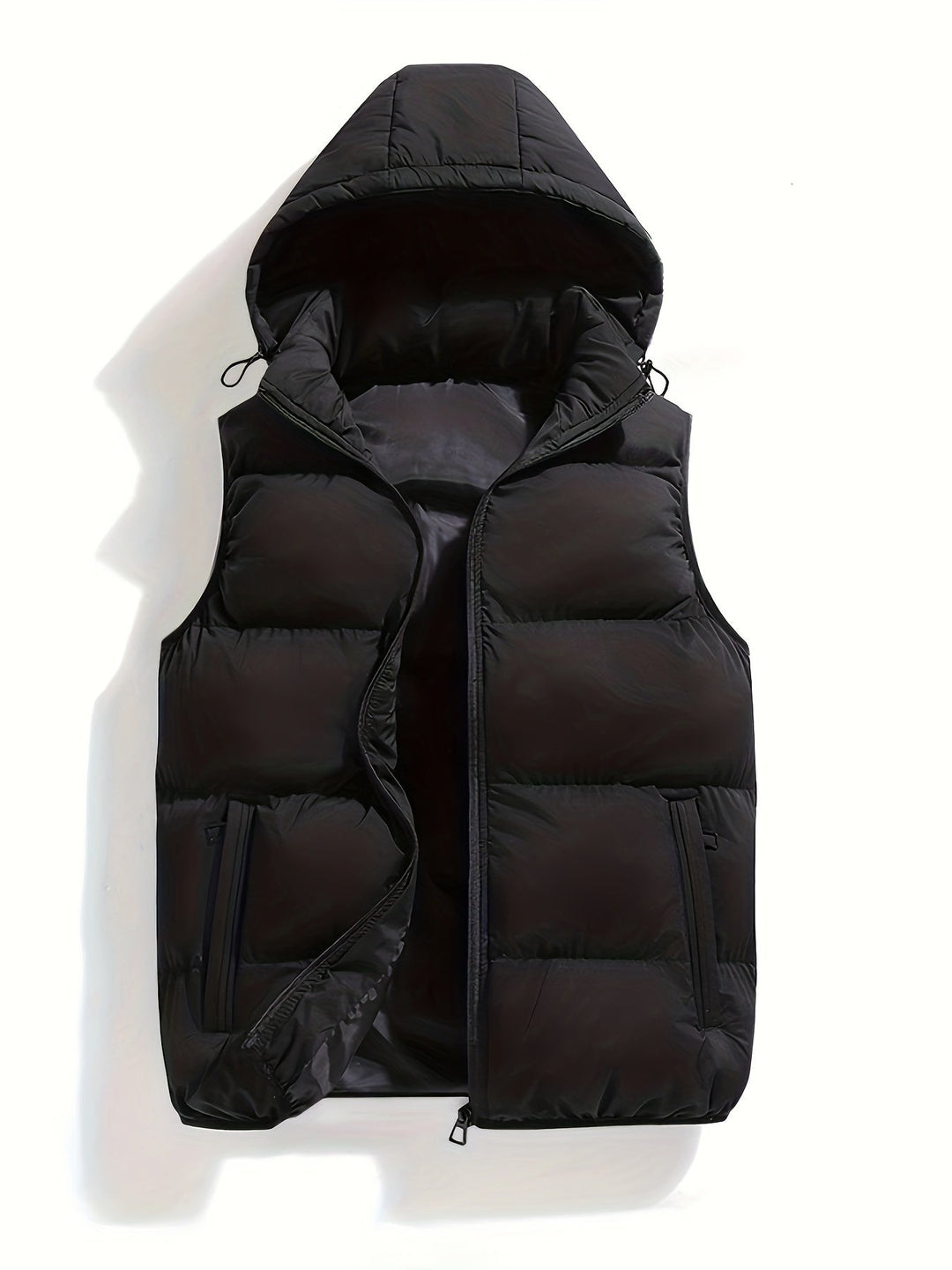Comfortabel heren Daan gewatteerd vest met rits, gemaakt van zachte katoenmix. Perfect voor de herfst.
