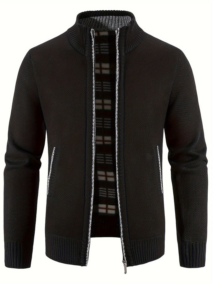 Zacht heren fleecevest, perfecte bovenkleding voor koud weer en casual look.