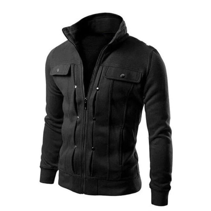 Casual gebreid heren wintervest met kraag, zacht en comfortabel, perfect voor koude dagen.