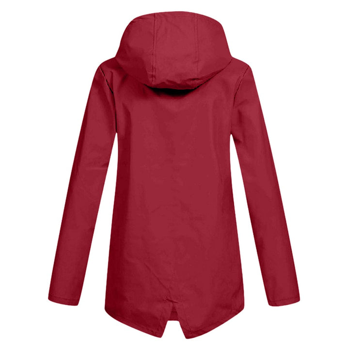 Getailleerde halflange dames anorak jas met capuchon, moderne dameskleding voor lente/herfst.