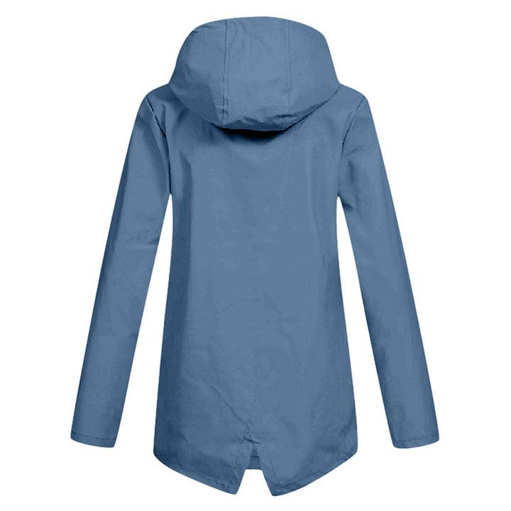 Trendy halflange dames anorak jas met capuchon, een stijlvolle aanvulling op dameskleding.