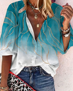 Turquoise/Wit/Goud