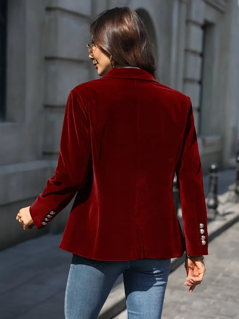 Luxe getailleerde dames blazer, van hoge kwaliteit en tijdloos design.