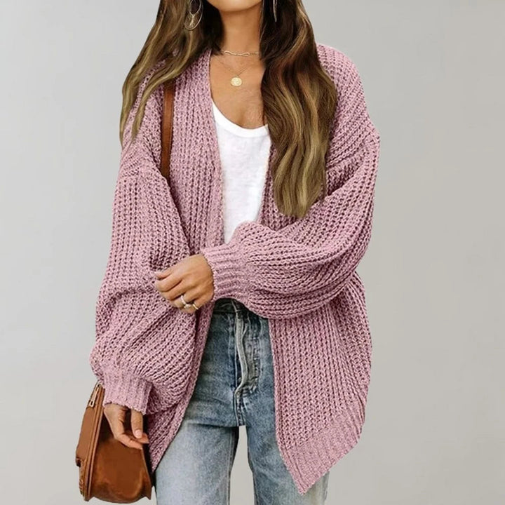 Zacht dames open vest, ideaal voor laagjes. Dit comfortabele oversized cardigan geeft elke outfit een stijlvolle touch.