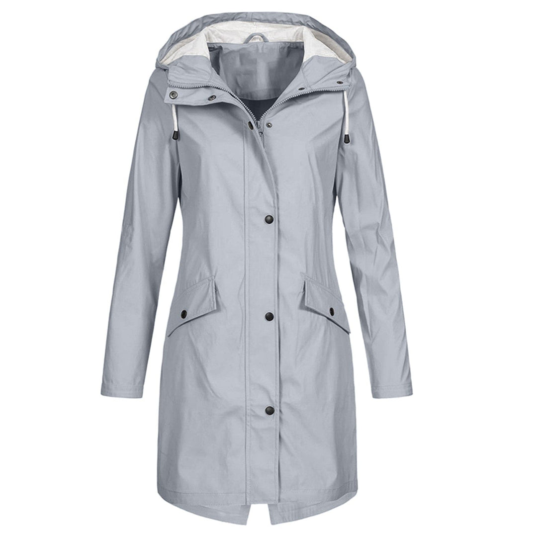 Waterdichte damesjas met capuchon, ideaal als buitenjas voor droog en stijlvol comfort.
