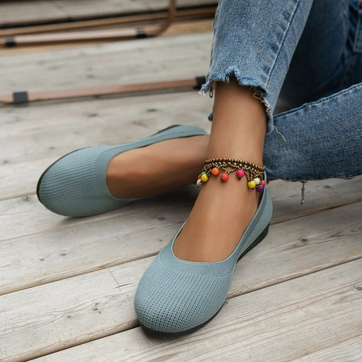 Voorjaar/zomer dames ballerina's, elegante slip-on schoenen voor een frisse, modieuze look.