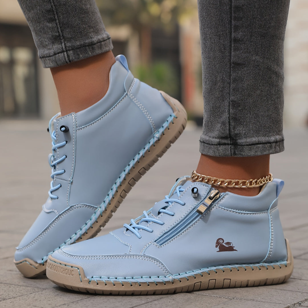 Veelzijdige dames schoenen: veterlaarsjes die zowel stijlvol als comfortabel zijn, voor elke gelegenheid.