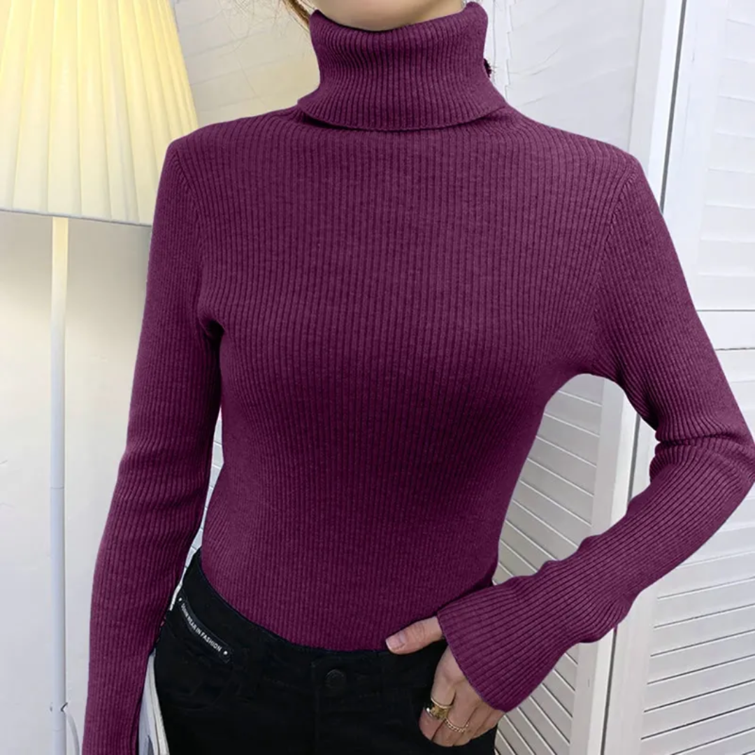 Elegante dames coltrui, kasjmierlook, warm en zacht, perfect voor koude avonden.