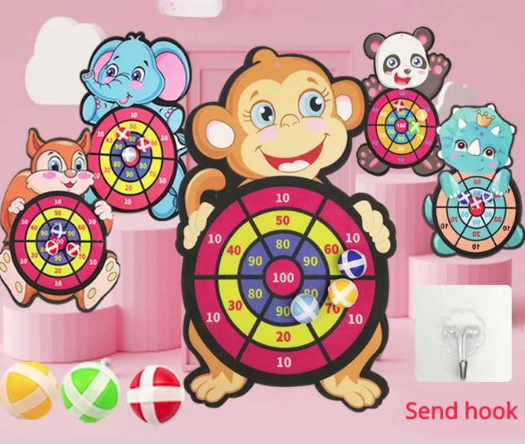 Zachte, veilige klittenband darts voor het kinder dartspel. Ideaal voor motorische ontwikkeling.