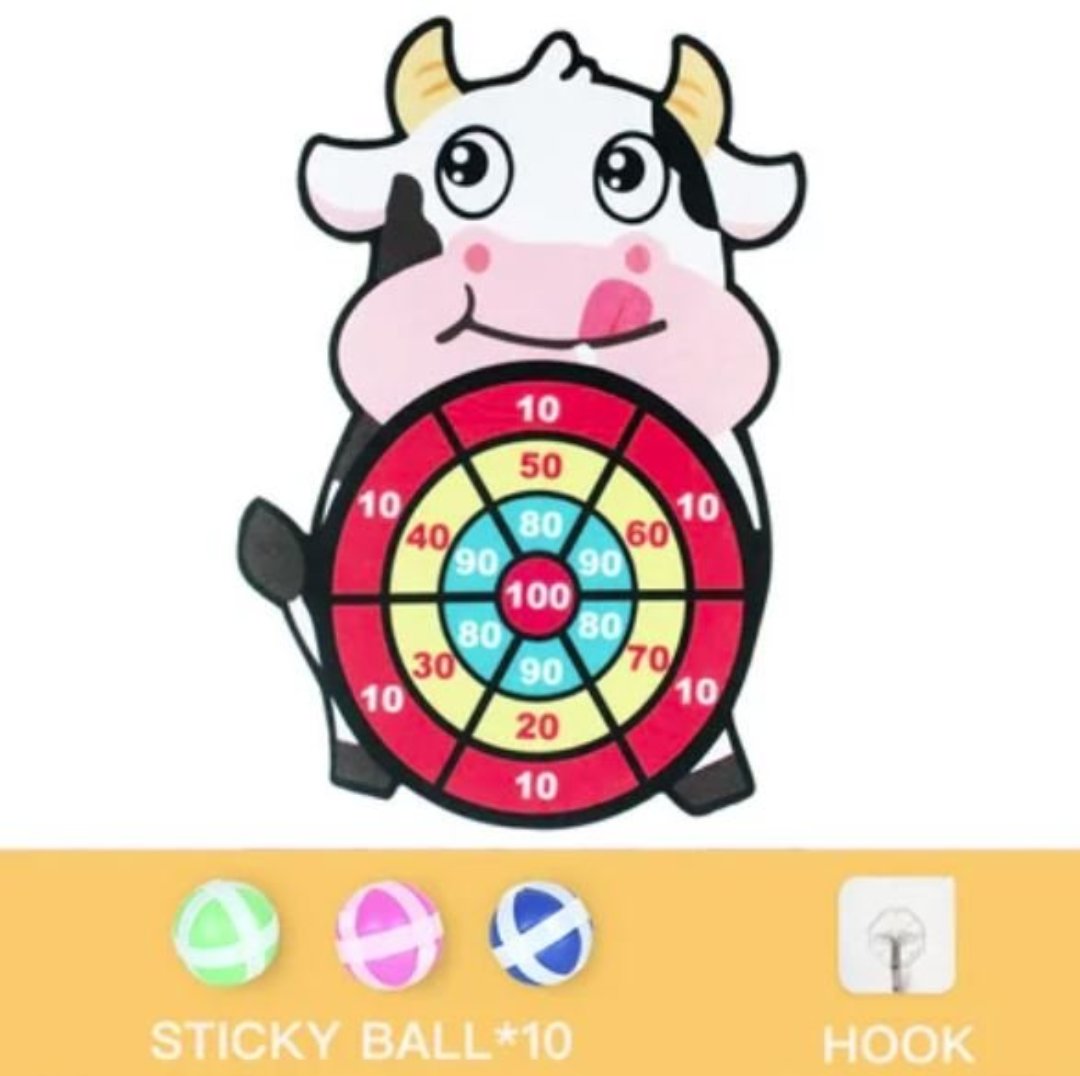 Leuk cadeau voor kind: dartspel met dierenprint. Gezellig gezelschapsspel voor uren speelplezier.