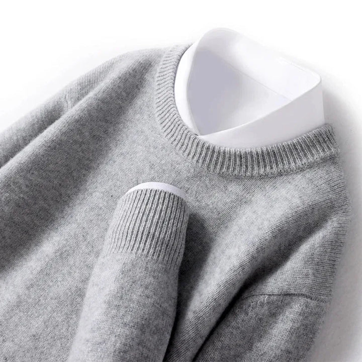 Casual herentrui, perfect voor herfstmode, warm, stijlvol en veelzijdig voor mannen.