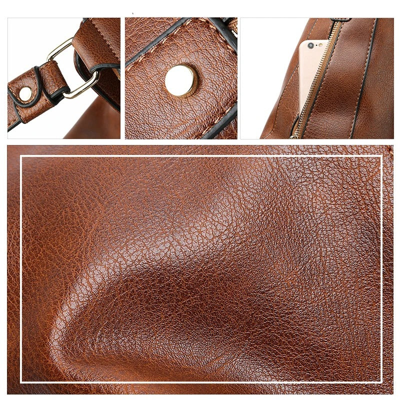 Grijze functionele dames crossbody tas; tijdloze en stijlvolle schoudertas voor dagelijks gemak.