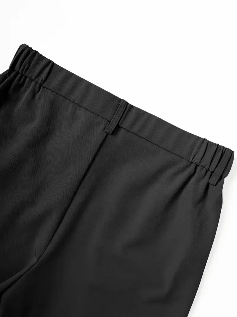 Casual groene heren chino shorts met straight leg en handige zijzakken, ideaal voor zomermode.
