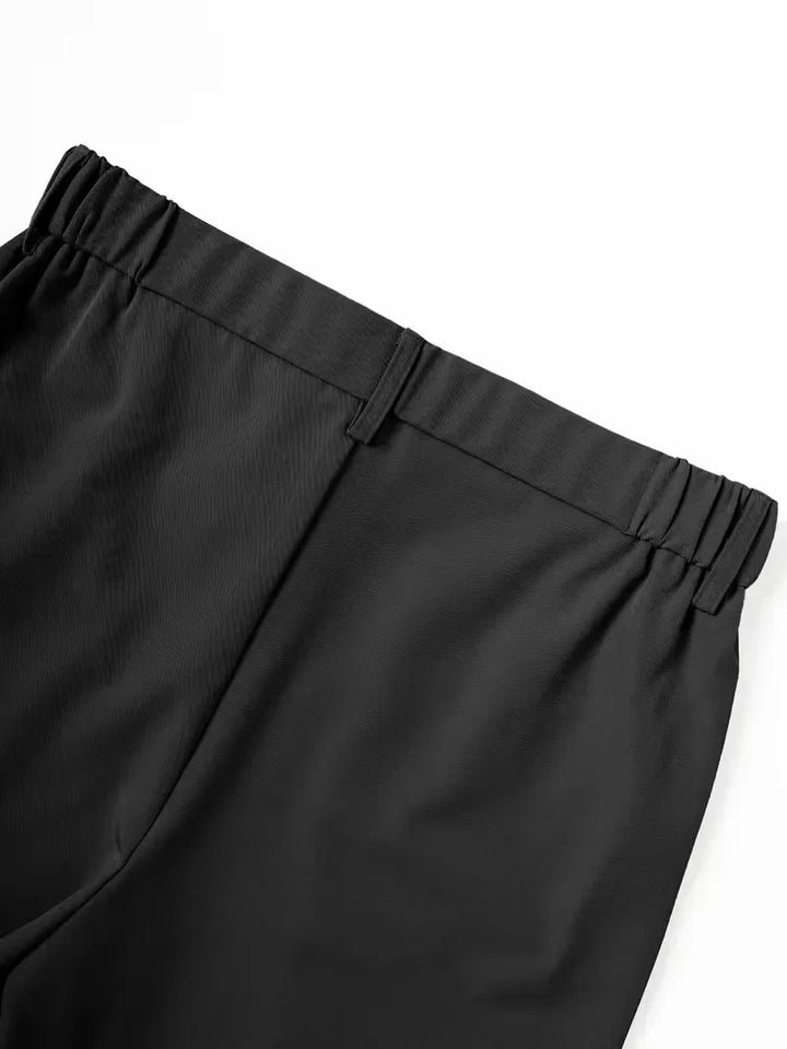 Casual groene heren chino shorts met straight leg en handige zijzakken, ideaal voor zomermode.