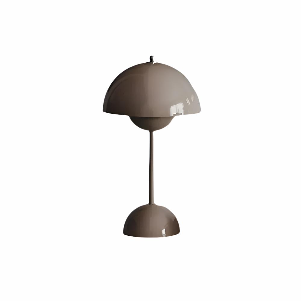 Moderne LED tafellamp, dimbaar licht en Scandinavisch design. Energiezuinige sfeerverlichting voor interieur.