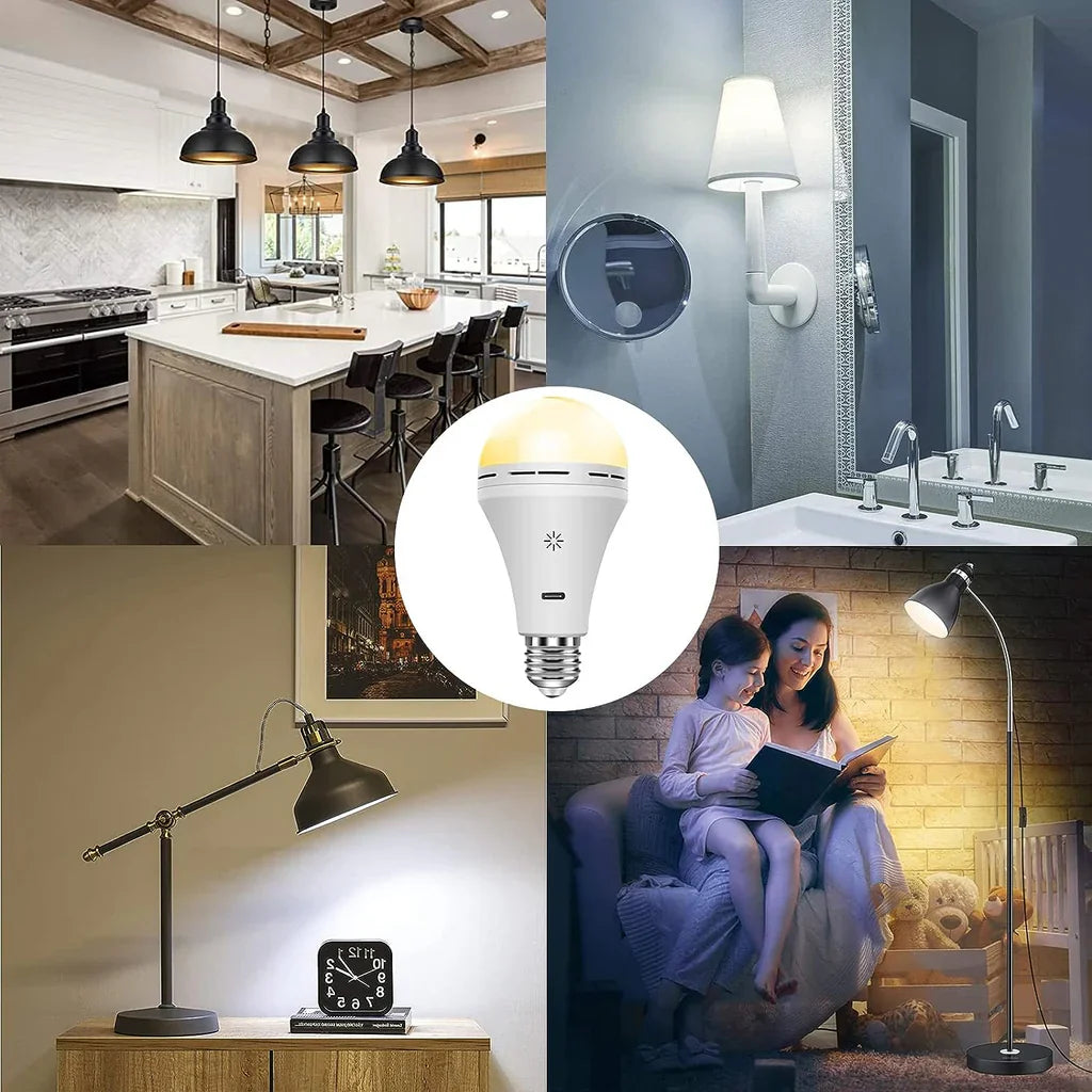 "Dimbare draadloze LED tafellamp met USB-oplader, verstelbare hoek en modern ontwerp voor energiezuinige verlichting."