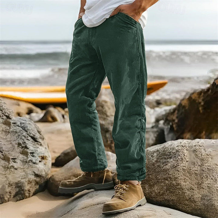 Stijlvolle Hoymans corduroy broek voor heren, regular fit, ideaal voor comfortabele alledaagse mode.