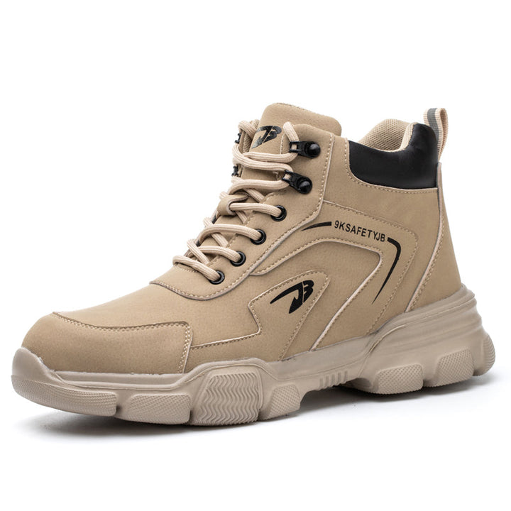 Ademende en comfortabele ProGuard veiligheidsschoenen unisex met stalen neus, perfect voor lange werkdagen.