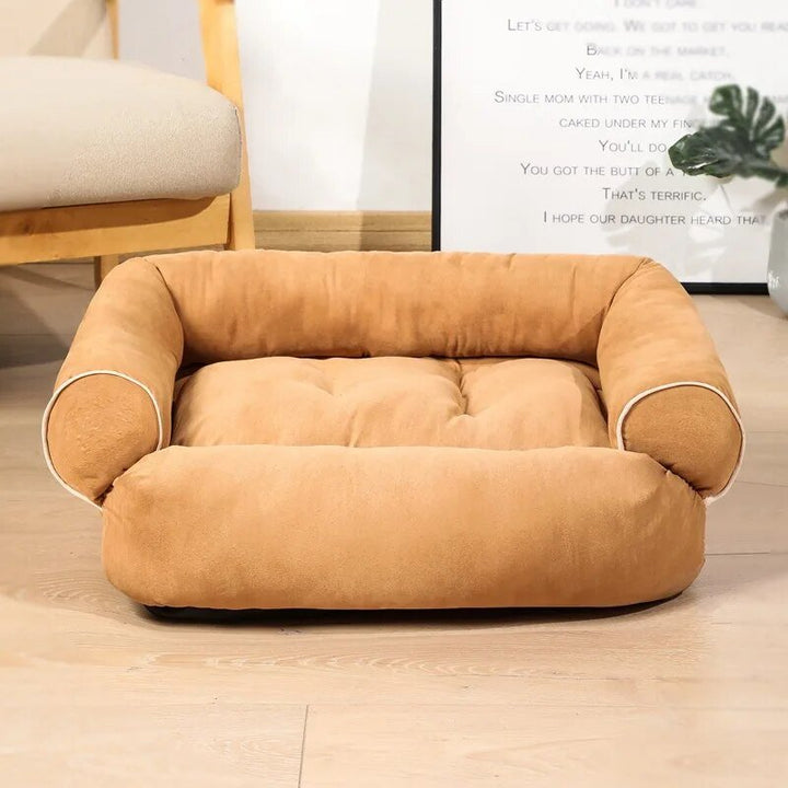 Duurzaam en comfortabel hondenbed of kattenbed van pluche. Eenvoudig te reinigen en wasbaar.