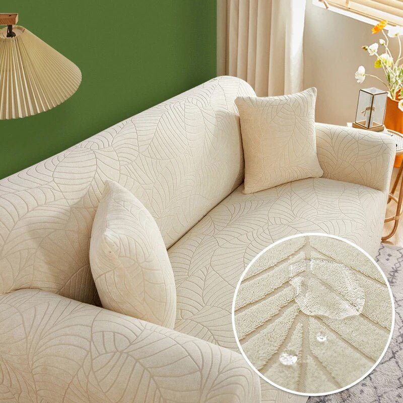 Bescherm uw bank met deze stijlvolle jacquard bankhoes, een elegante toevoeging aan uw interieur.