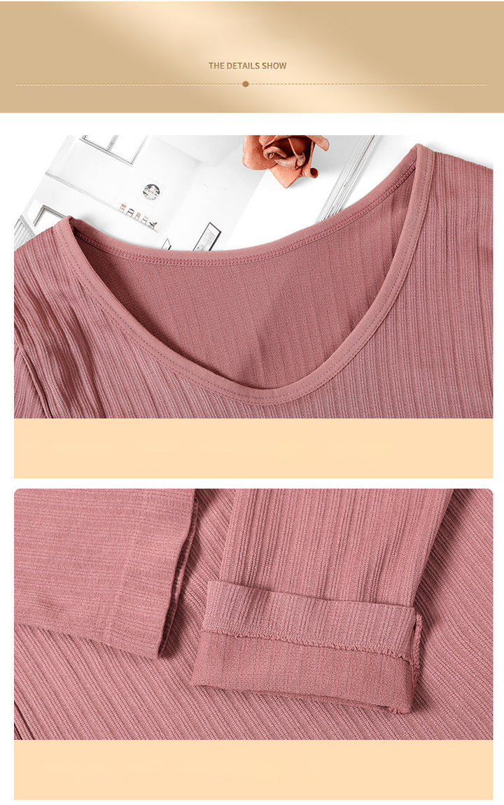 Vormgevende thermokleding voor dames, combineert warmte met een elegant silhouet.
