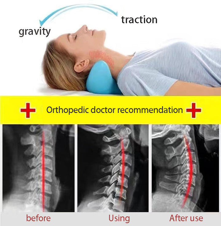 Wellness nekstretcher kussen voor diepe ontspanning, spierverlichting en algemeen welzijn van nek/schouder.