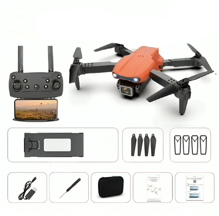 Geavanceerde AeroVision drone met dubbele 4K UHD camera voor verbluffende luchtopnames en video.