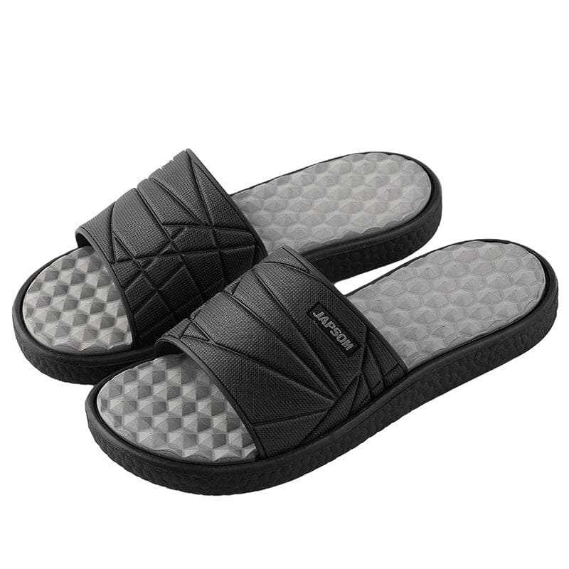 Stevige orthopedische herenslippers Liam, voor duurzame voetondersteuning en stabiliteit.