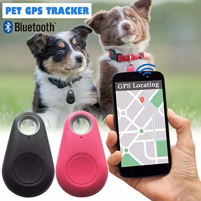Gedetailleerde foto van de waterdichte GPS huisdiertracker, een betrouwbare oplossing om je huisdier terug te vinden.