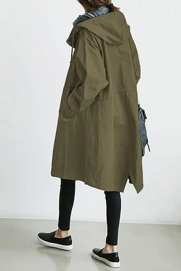 Elegante trenchcoat voor dames, een modieuze en functionele jas voor elke gelegenheid.