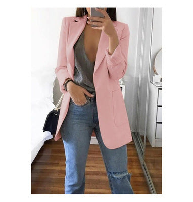 Formele dames blazer, comfortabel en veelzijdig. Ideaal voor een professionele uitstraling op kantoor.
