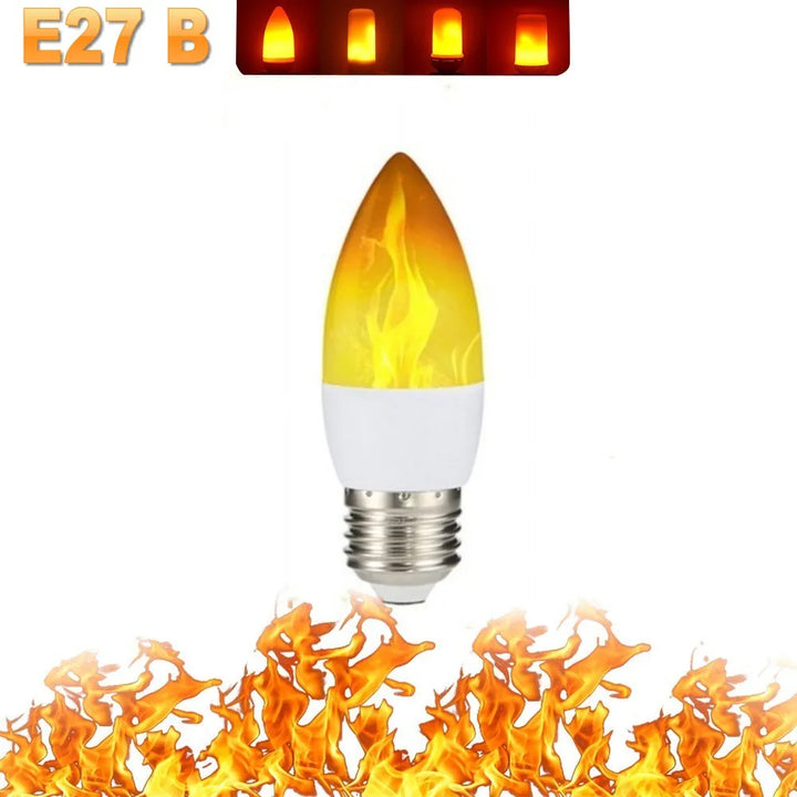 Geavanceerde LED vlamlamp met vuur effect; perfecte party decoratie.