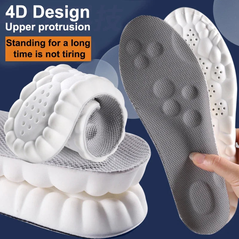 Unisex sport inlegzolen, gemakkelijk op maat te knippen voor perfecte pasvorm in elke schoen.