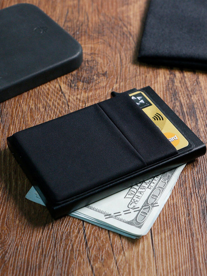 Slimme metalen creditcardhouder, RFID veiligheid, compact en dun cadeau voor heren.