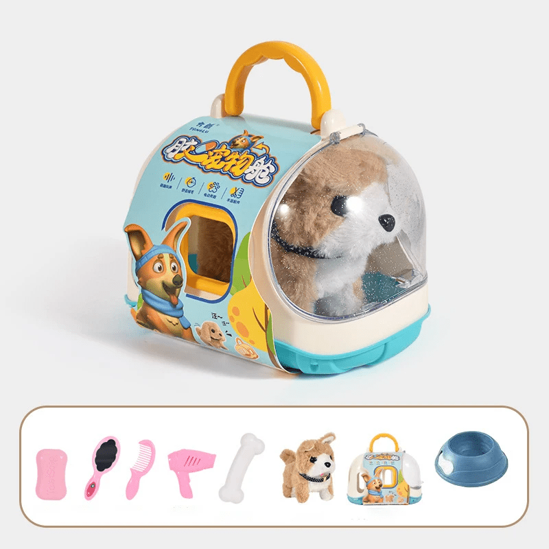 Leuk cadeau voor kinderen: een interactieve pluchen hond met loopfunctie, stimuleert rollenspel en fantasie.