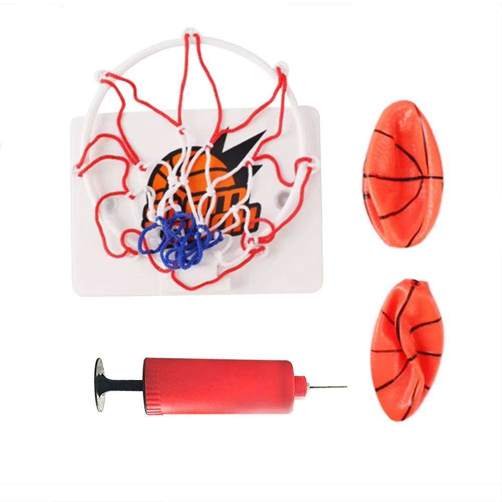 Duurzame mini basketbalring voor kinderen, ideaal voor starters; verstelbaar voor groeiende kids, binnen/buiten.