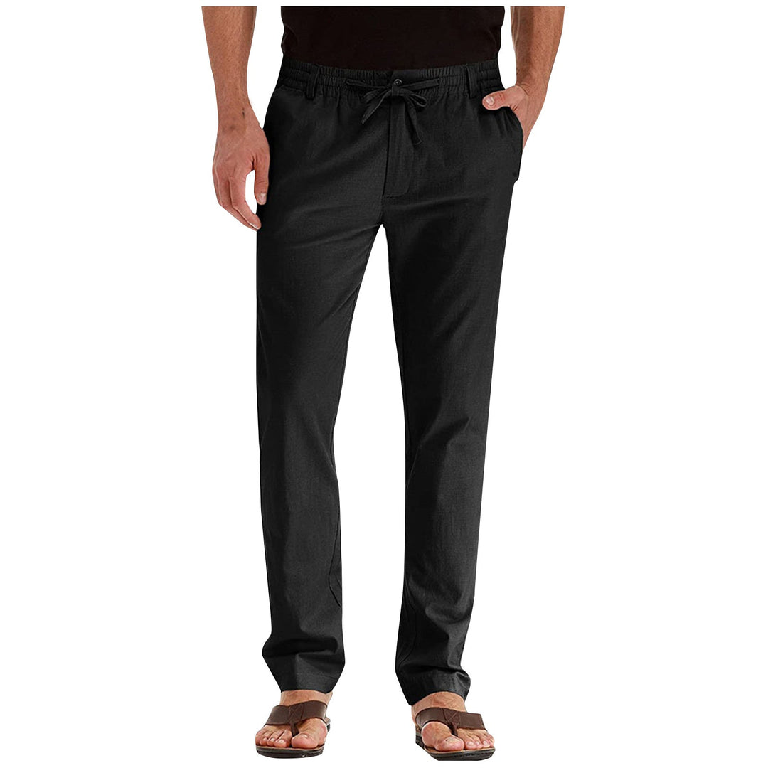 Moderne casual herenbroek, comfortabel en veelzijdig voor de zomer, een must-have.