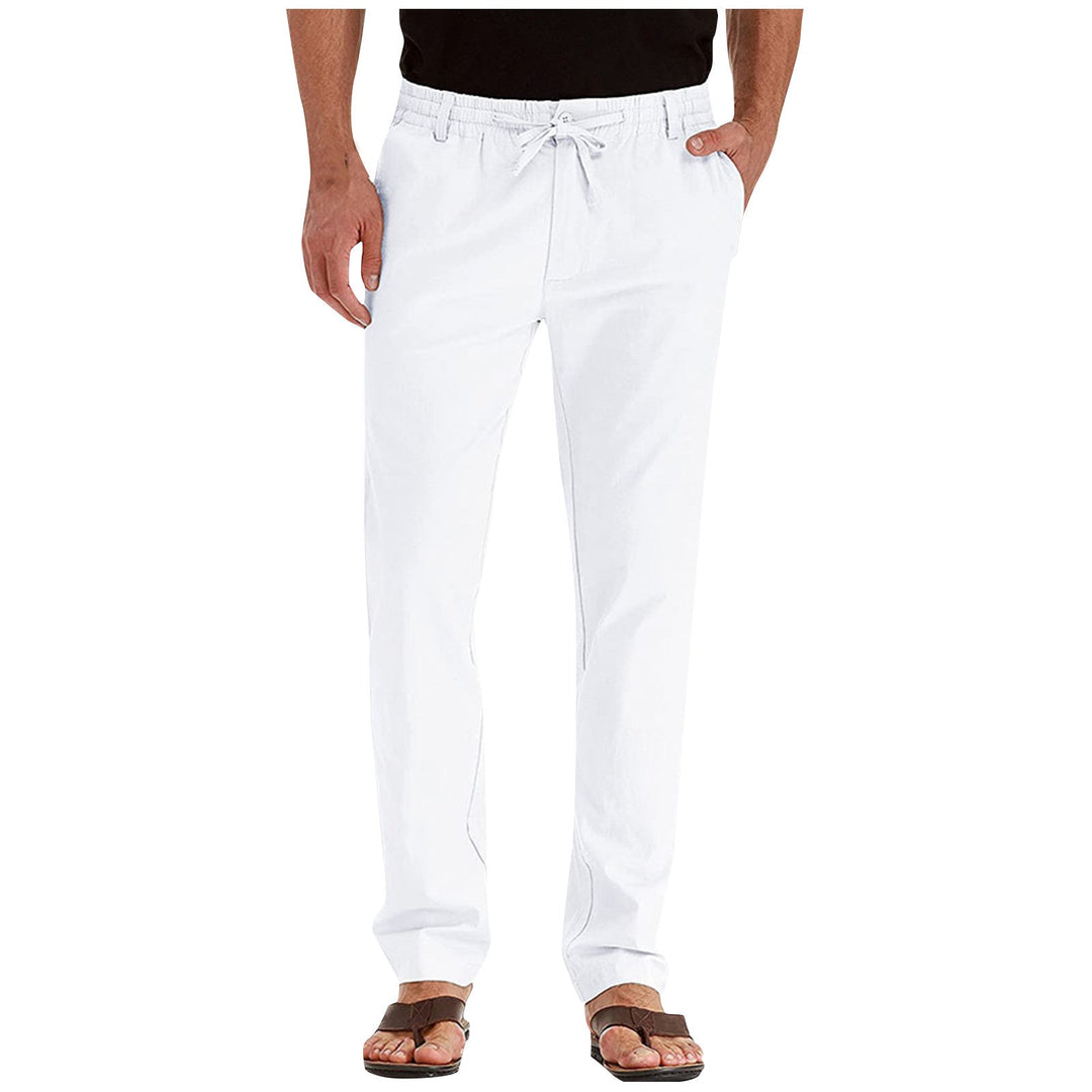 Lichte en comfortabele heren zomerbroek, perfect voor casual uitjes of ontspannen dagen.