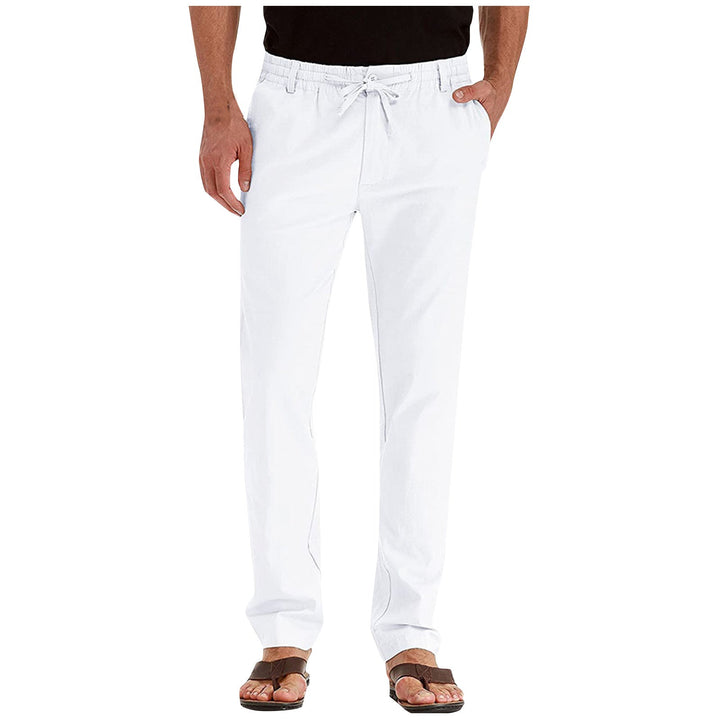 Lichte en comfortabele heren zomerbroek, perfect voor casual uitjes of ontspannen dagen.