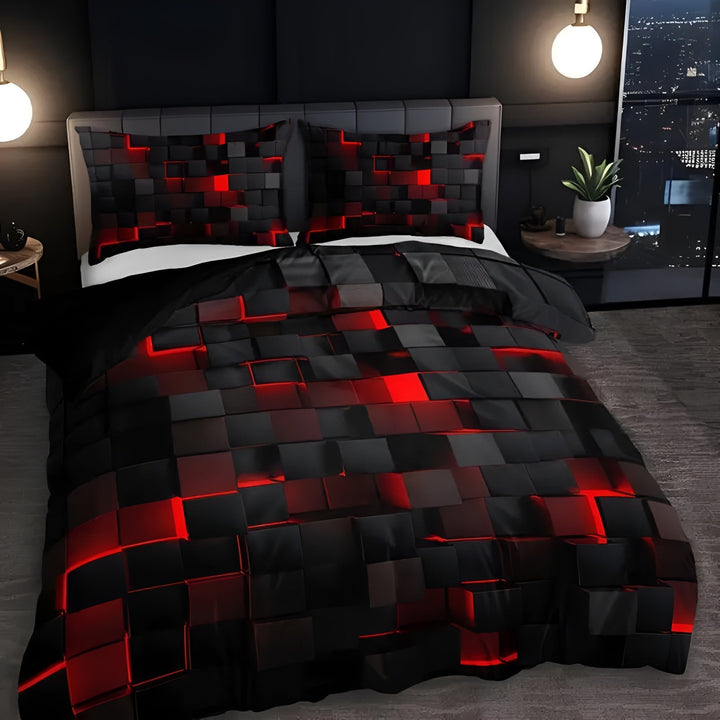 Geniet van optimaal slaapcomfort met deze duurzame, zachte katoenen bedovertrek set voor elk bed.