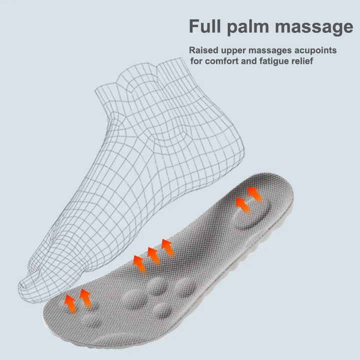 Schokabsorberende sport inlegzolen voor hardlopen en andere activiteiten, bieden orthopedische ondersteuning.