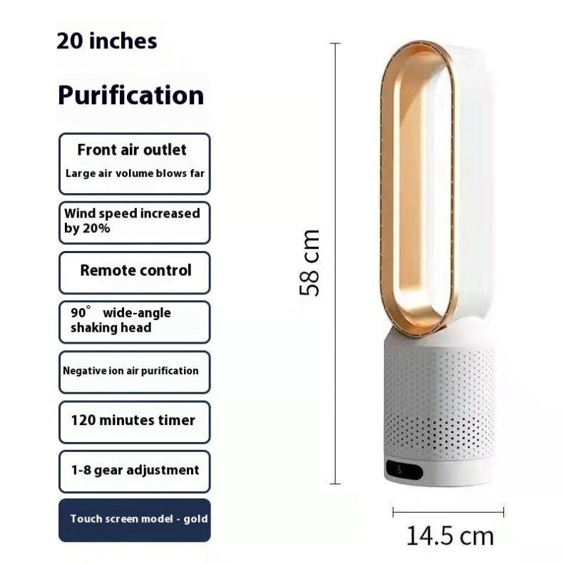 De 3-in-1 torenventilator zuivert de lucht, verwijdert allergenen en zorgt voor een gezond binnenklimaat.