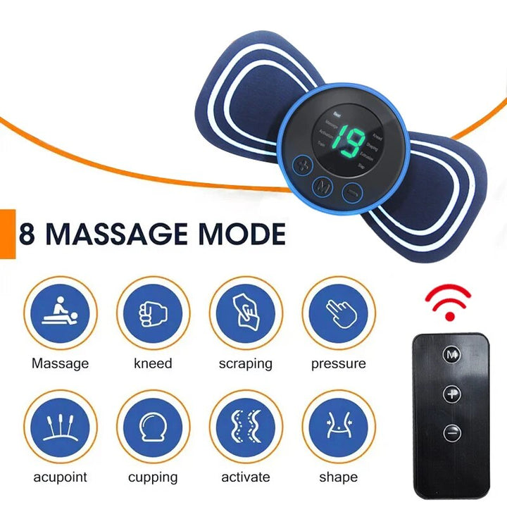 Geavanceerde elektrische nek massager biedt comfortabele ontspanning en pijnverlichting met afstandsbediening.