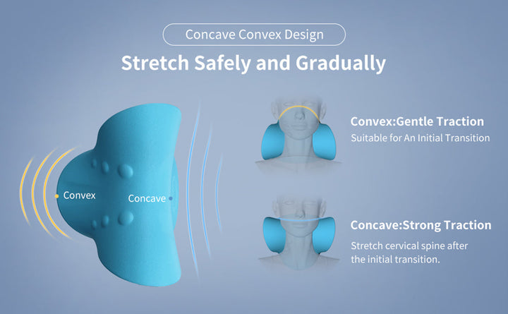 Ontspan je nek en schouders diep met dit ergonomische stretcher kussen, ideaal voor thuis en kantoor.